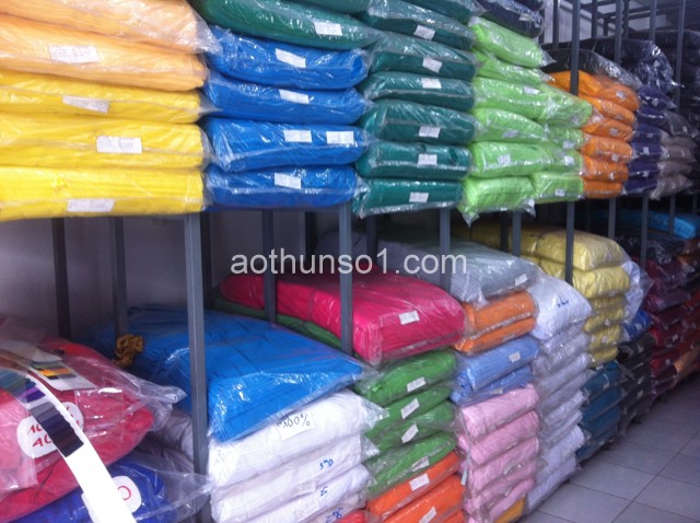 Kho chứa vải - áo Thun Asia - Công Ty TNHH May Thời Trang Asia